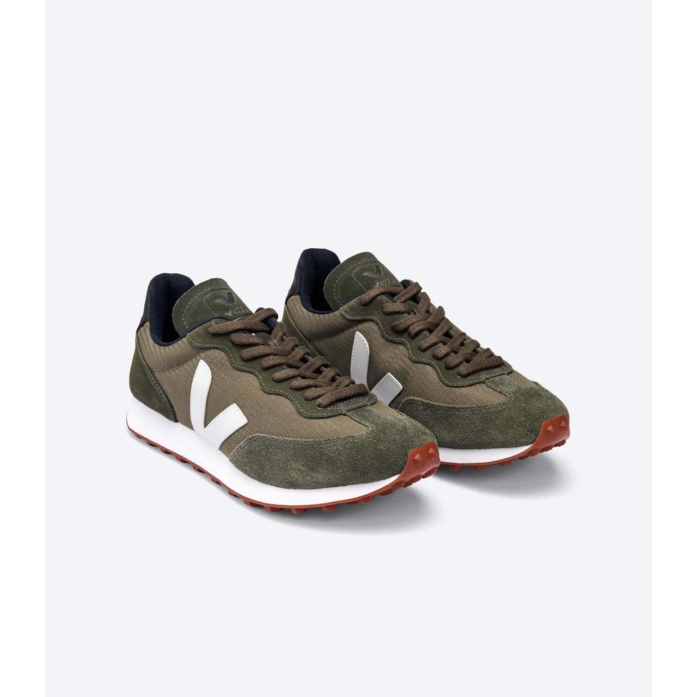 Women's Veja RIO BRANCO RIPSTOP Running Shoes Olive | ZA 428QMA